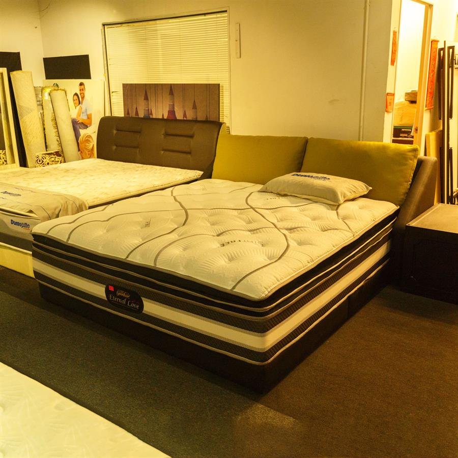 Low Headboard King Size Bed Frame