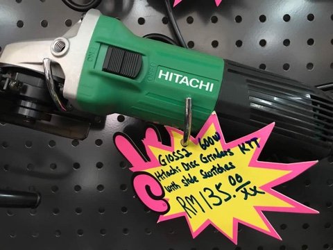 G10SS2 600w Hitachi Disc Grinders KTT With Slide Switches