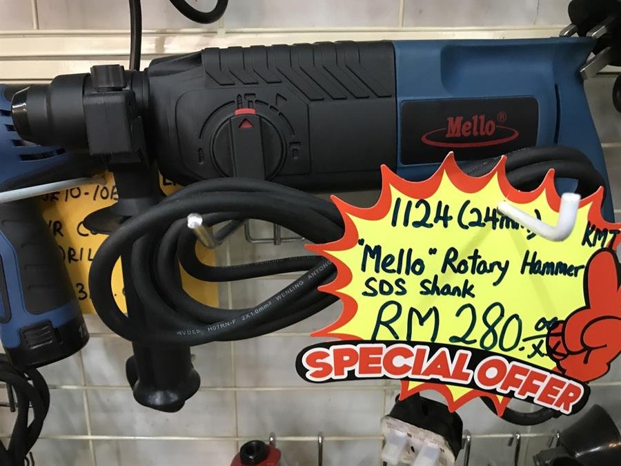 Mello Rotary Hammer SDS Shank
