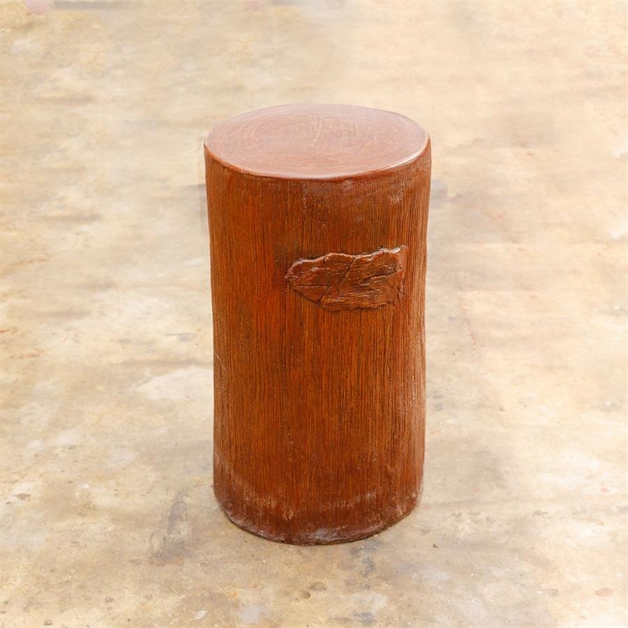 Decorative Cement Stool Pot Plant Stand For Outdoor Landscaping