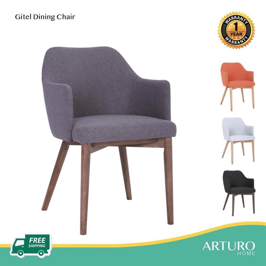 Arturo - Gitel Dining Chair/ Fabric Chairs/ Arm chair (FREE Shipping to West Malaysia)