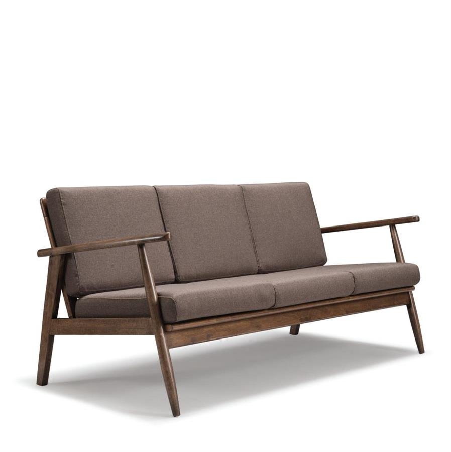 Arturo - Engan 1 + 3 Seater Sofa/ Sofa Set/ Fabric Sofa/ Solid Wood Sofa/ Mid-century/ Retro (FREE Shipping to West Malaysia)