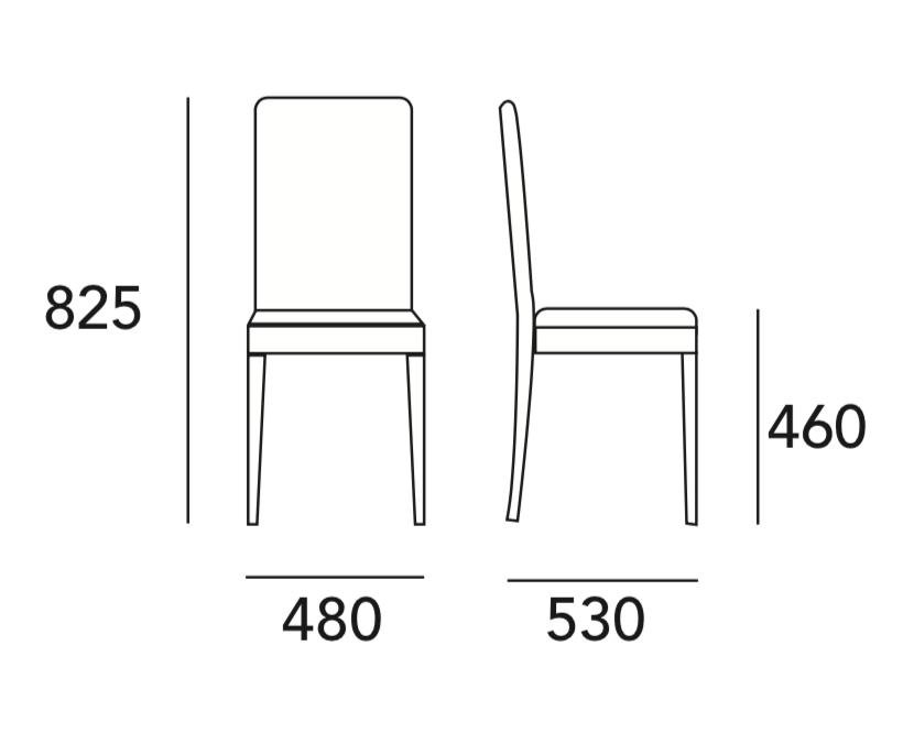 Arturo - Mia Dining Chairs (Set of 2) / Solid Wood Chair / Fabric Chair (Free Shipping to West Malaysia)