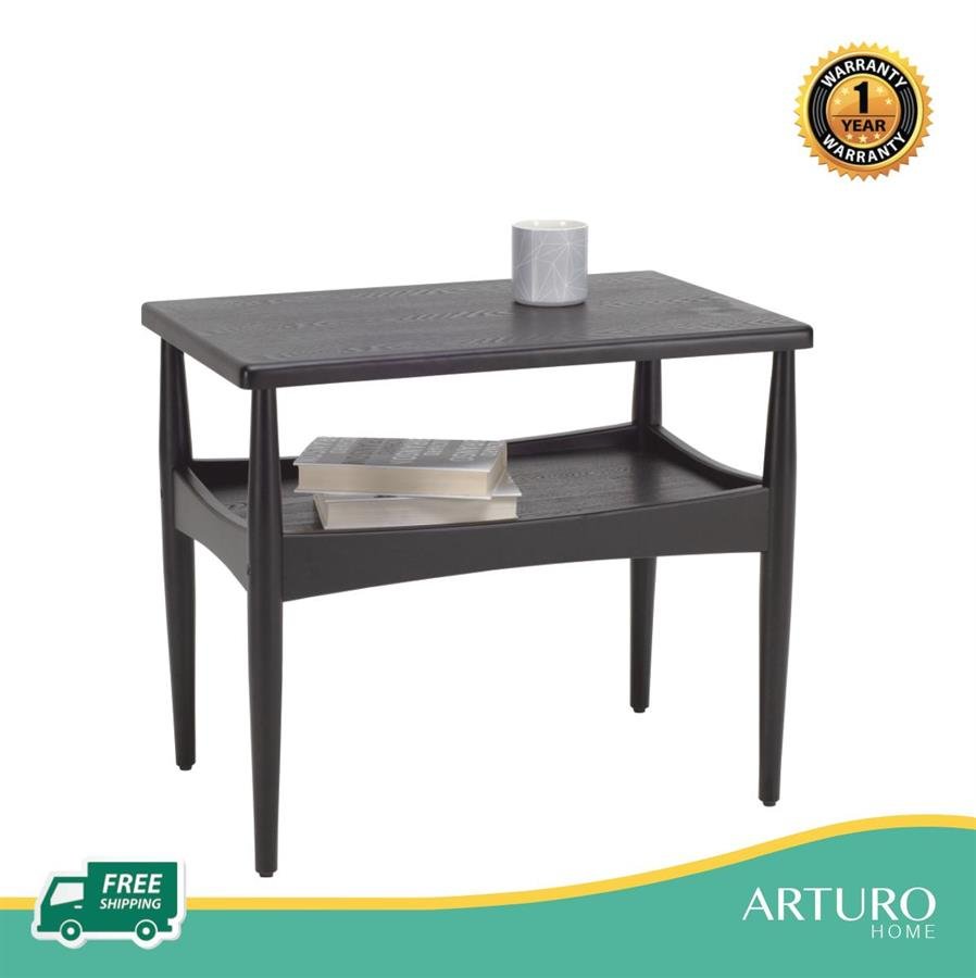 Arturo - Hobbit End Table/ Solid Wood Coffee Table/ Side Table/ Brown Table/ Black Table (FREE Shipping to West Malaysia)