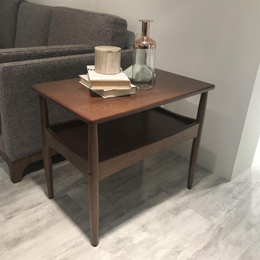 Arturo - Hobbit End Table/ Solid Wood Coffee Table/ Side Table/ Brown Table/ Black Table (FREE Shipping to West Malaysia)