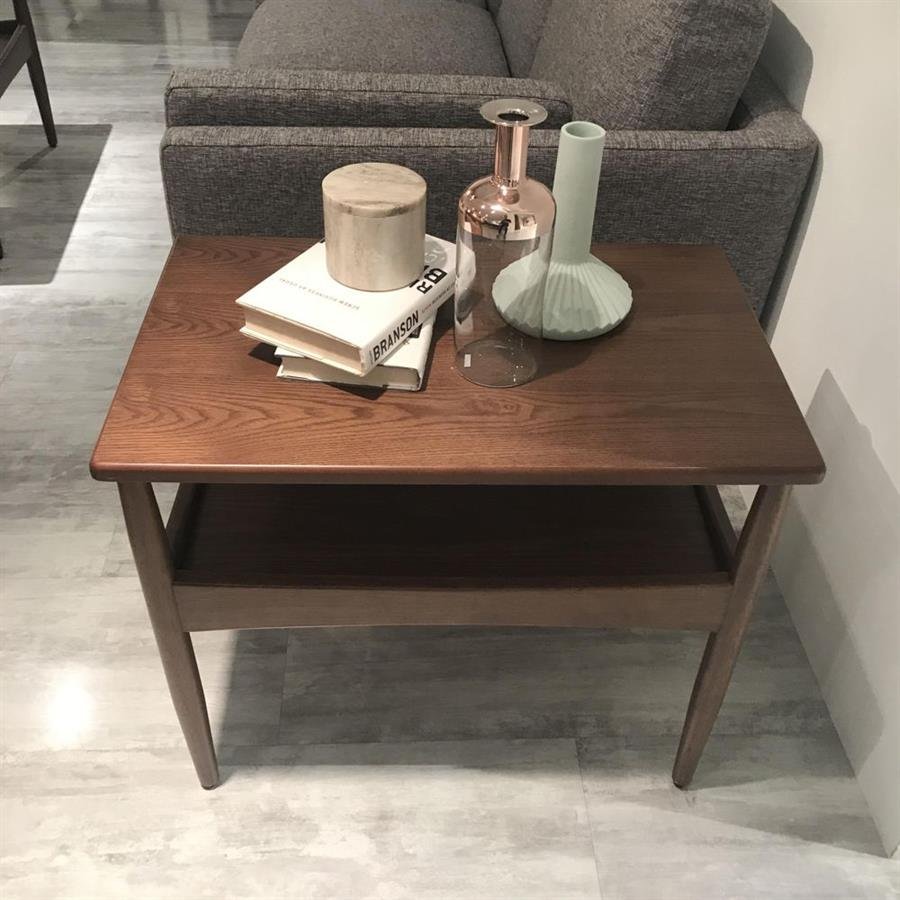Arturo - Hobbit End Table/ Solid Wood Coffee Table/ Side Table/ Brown Table/ Black Table (FREE Shipping to West Malaysia)