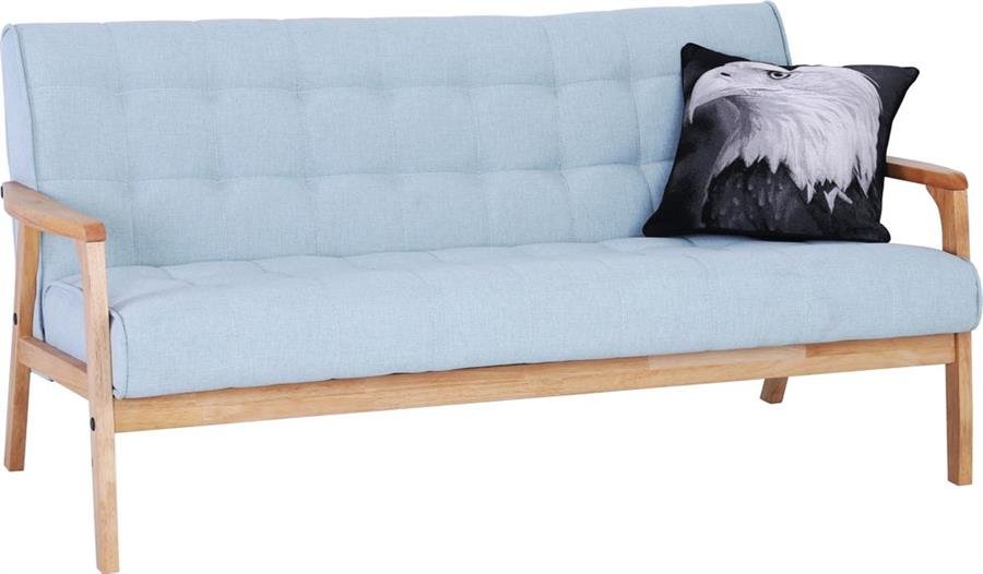 Arturo - Tucson 1 + 2 + 3 Seater Sofa + Coffee Table Set + FREE Guardsman Fabric Care Kit + Touch Up Kit / Solid Wood/ Black Synthetic Leather/ Blue Fabric Sofa/ Brown Fabric Sofa (Free Shipping to West Malaysia)