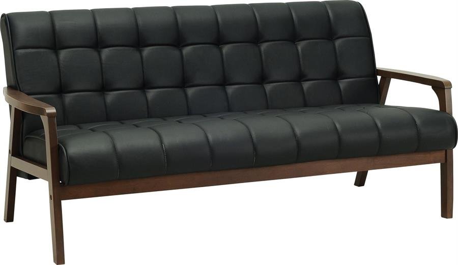 Arturo - Tucson 2 + 3 Seater Sofa + Coffee Table Set + FREE Guardsman Touch-up Kit/ Solid Wood/ Black Synthetic Leather/ Blue Fabric Sofa/ Brown Fabric Sofa (Free Shipping to West Malaysia)