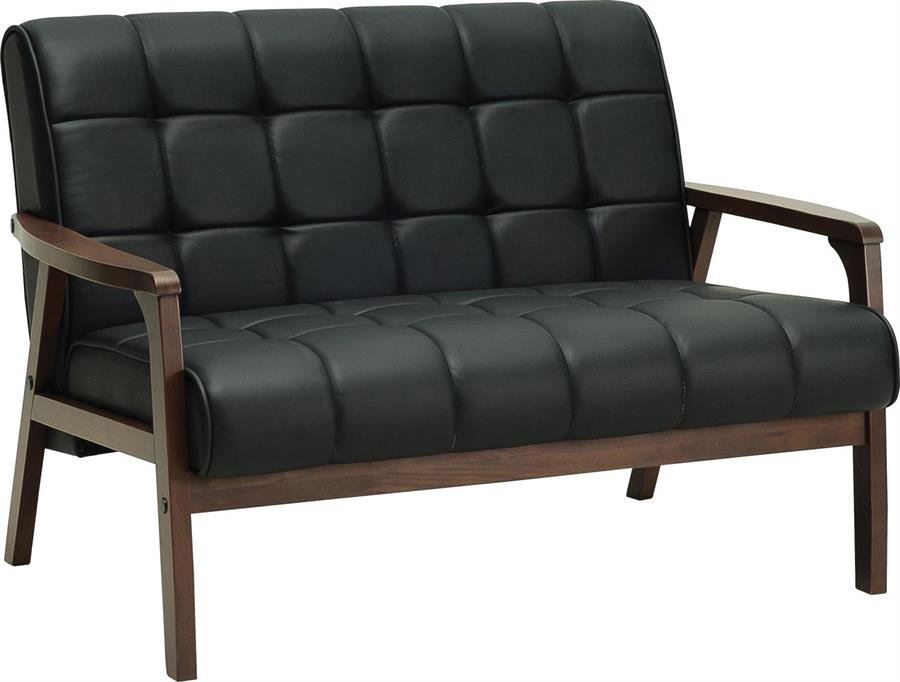 Arturo - Tucson 2 + 3 Seater Sofa + Coffee Table Set + FREE Guardsman Touch-up Kit/ Solid Wood/ Black Synthetic Leather/ Blue Fabric Sofa/ Brown Fabric Sofa (Free Shipping to West Malaysia)