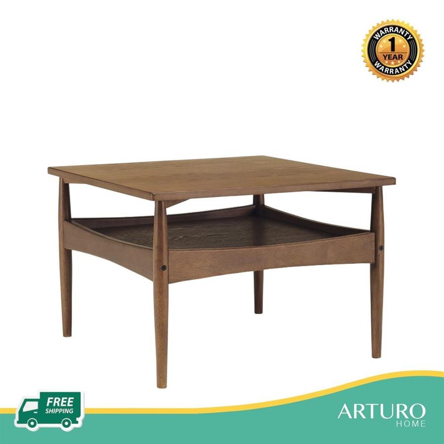 Arturo - Hobbit Square Coffee Table/ Solid Wood Coffee Table/ Square Table/ Brown Table/ Black Table (FREE Shipping to West Malaysia)