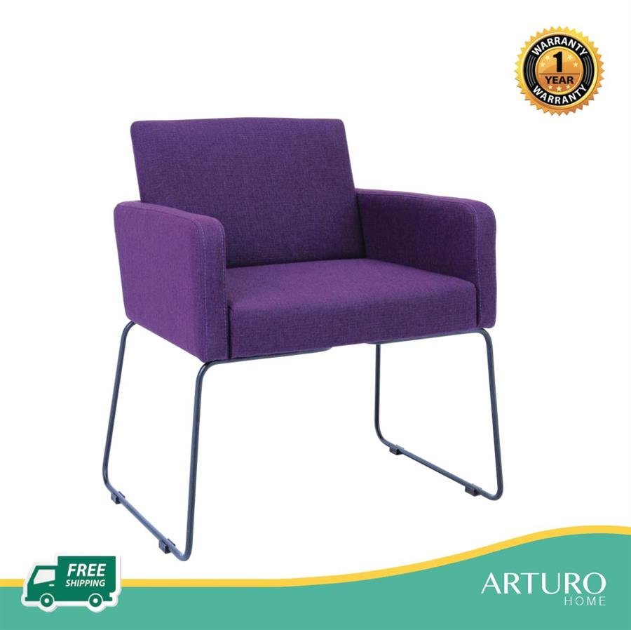 Arturo - Delma Dining Chair with Arm Rest (set of 2)/ Arm Chair/ Fabric Chair (FREE Shipping to West Malaysia)