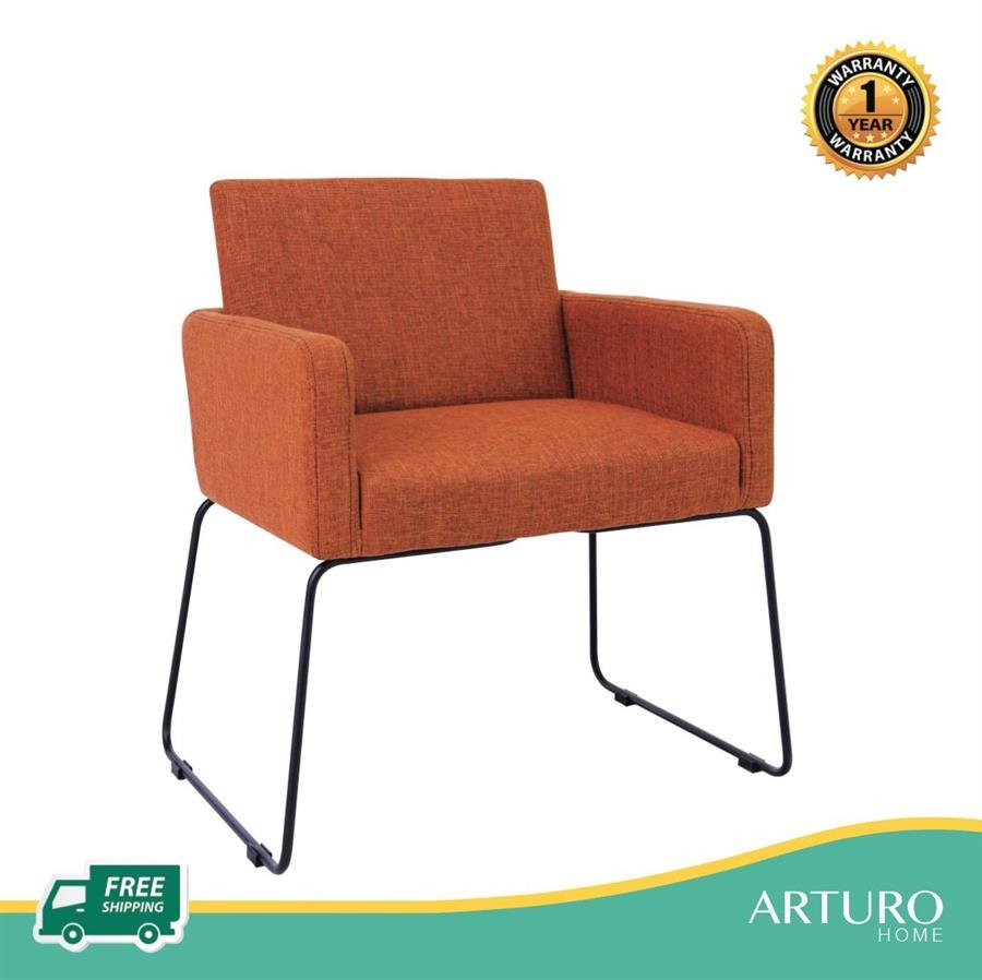 Arturo - Delma Dining Chair with Arm Rest (set of 2)/ Arm Chair/ Fabric Chair (FREE Shipping to West Malaysia)