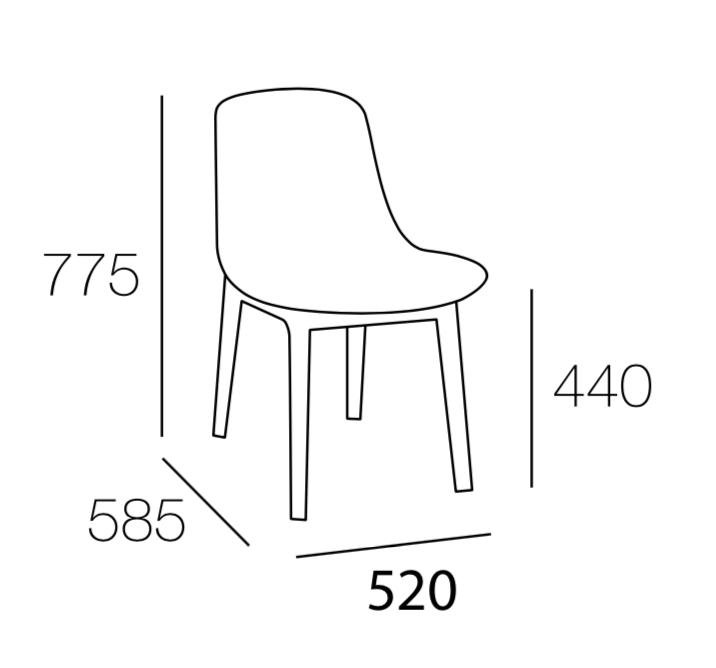 Arturo - Aurora Wooden Dining Chairs (Set of 2)/ Side Chair/ Fabric Chair/ Modern Chair (FREE Shipping to West Malaysia)