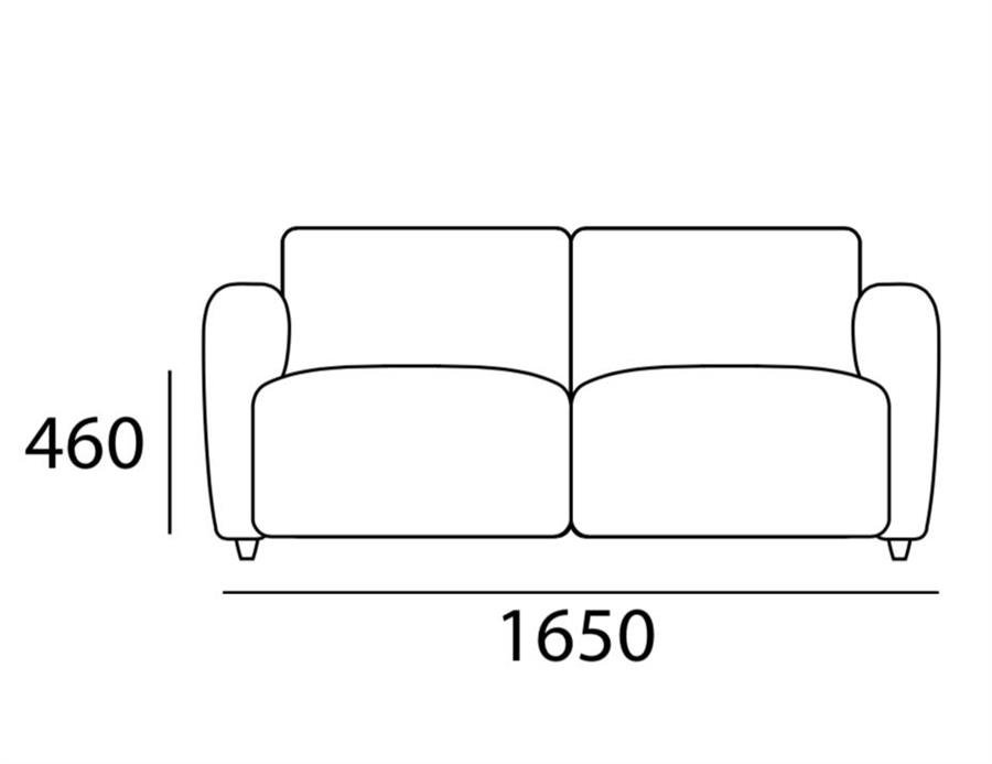 Arturo - Polo 2-Seater Sofa/ Love Seat/ Fabric Sofa/ Twin Seater Sofa (FREE Shipping to West Malaysia)