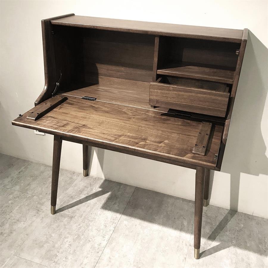 Arturo - Liam Fall-front Desk /Writing Desk/ Writing Table/ Mid-century Desk/ Study Desk (FREE Shipping to West Malaysia)