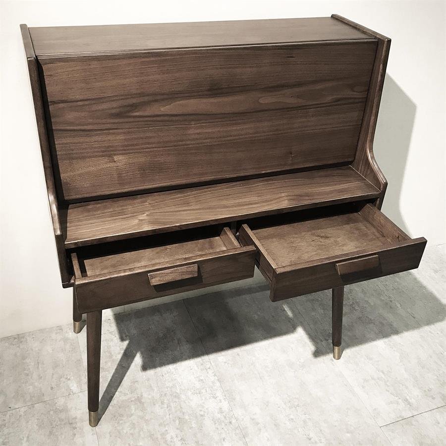 Arturo - Liam Fall-front Desk /Writing Desk/ Writing Table/ Mid-century Desk/ Study Desk (FREE Shipping to West Malaysia)