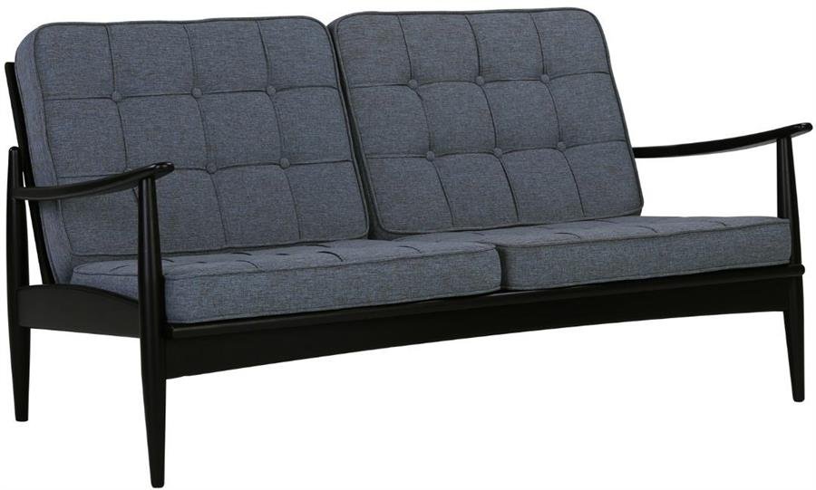 Arturo - Rippon 2 Seater Sofa/ Love Seat/ Twin Seater Sofa/ Fabric Sofa/ Solid Oak Wood/ Mid-century Design/ Retro (FREE Shipping to West Malaysia)