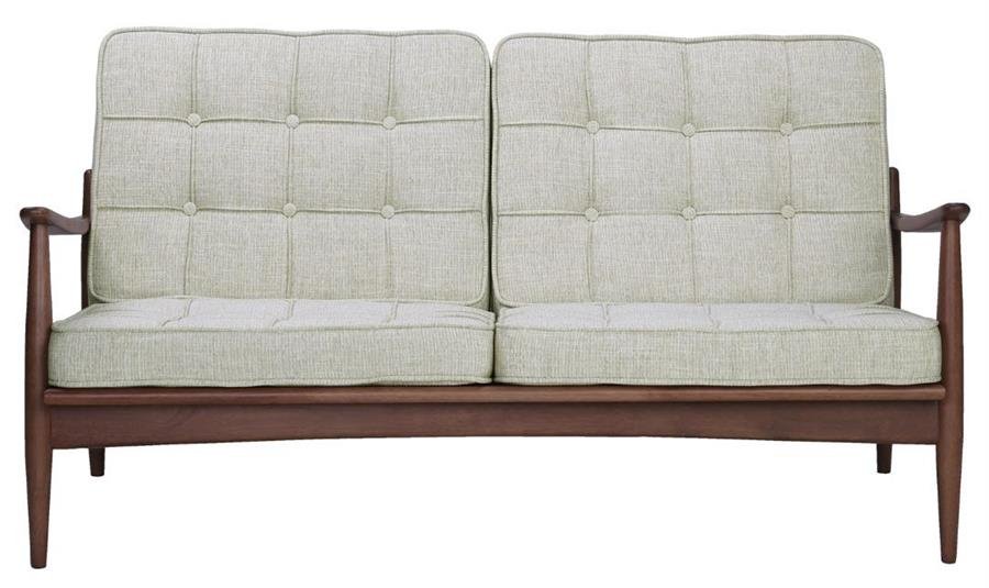 Arturo - Rippon 2 Seater Sofa/ Love Seat/ Twin Seater Sofa/ Fabric Sofa/ Solid Oak Wood/ Mid-century Design/ Retro (FREE Shipping to West Malaysia)