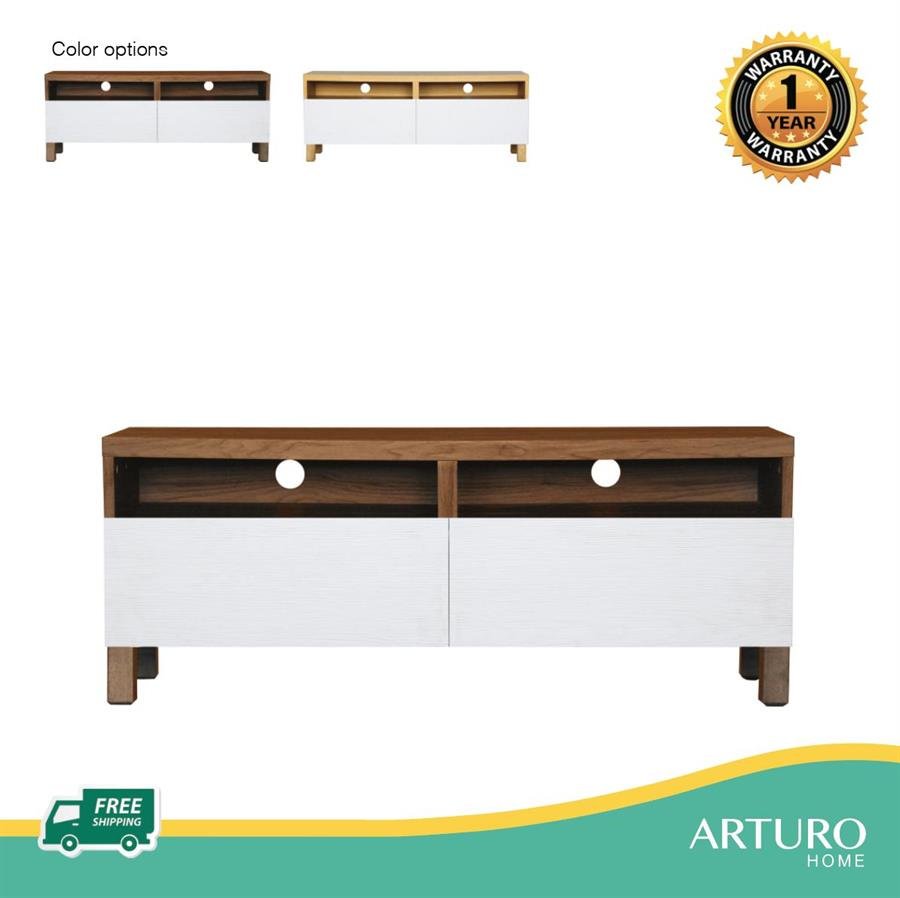 Arturo Gordy TV Console (1.2M)/ TV Cabinet/ Wooden TV Cabinet/ Media Unit/ Modern TV Cabinet (FREE Shipping to West Malaysia)