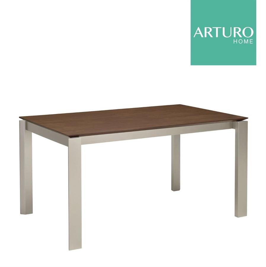 Arturo - Elwood Dining Table (1.5M)/ Rectangle Dining Table/ Brown Table/ White Table/ Grey Table/ Solid Wood Table (FREE Shipping to West Malaysia)