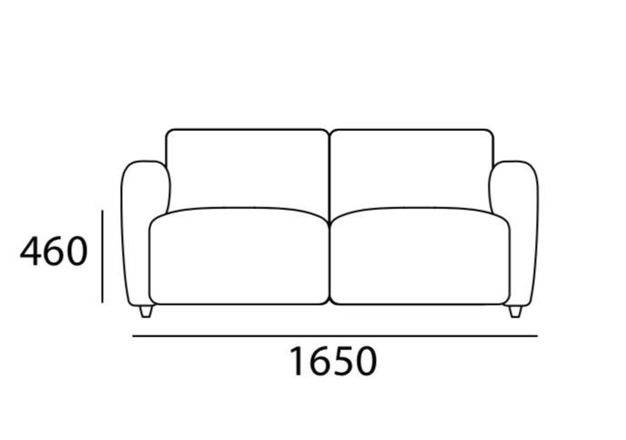 Arturo - Polo 2-Seater Sofa/ Love Seat/ Fabric Sofa/ Twin Seater Sofa (FREE Shipping to West Malaysia)