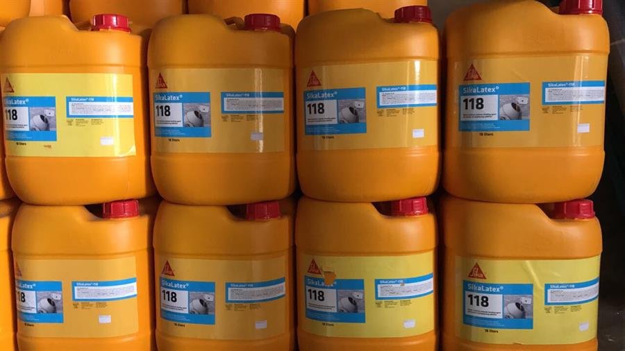 SikaLatex 118 Water Resistant Polymer Bonding Agent And Mortar Strengthening Additive