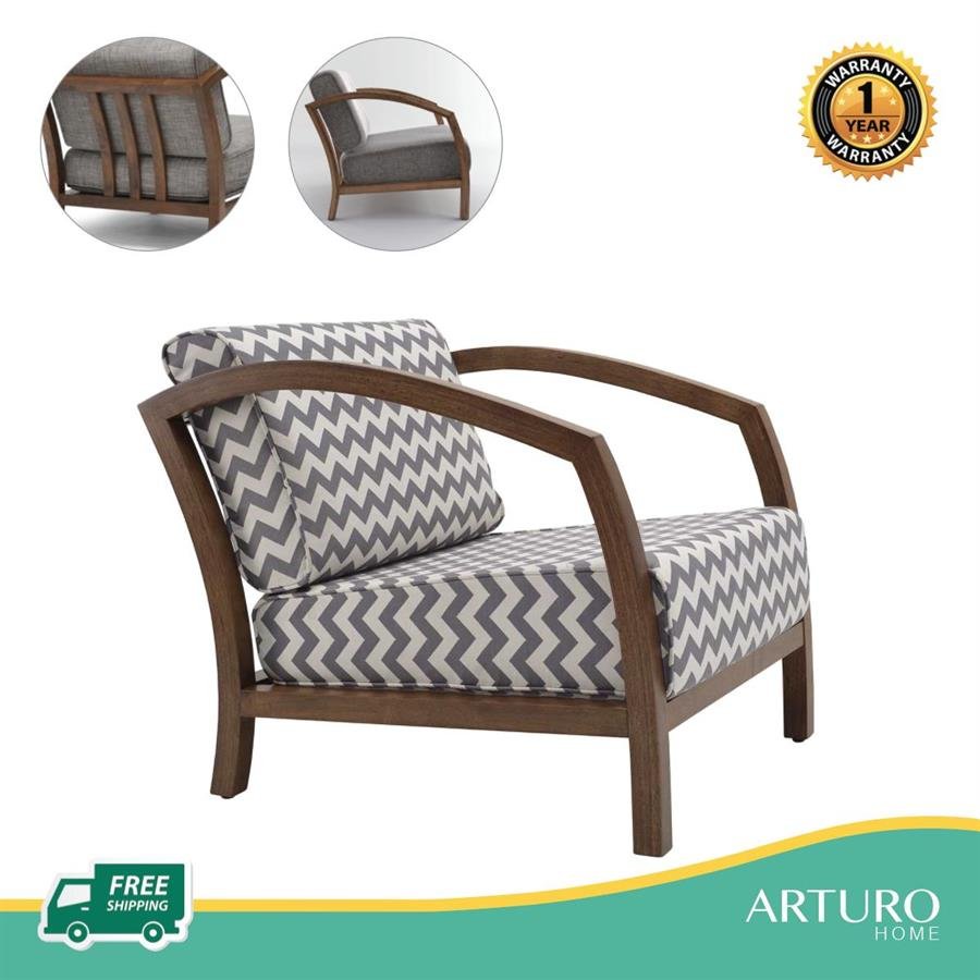 Arturo Velda Solid Wood Arm Chair (mid century retro design