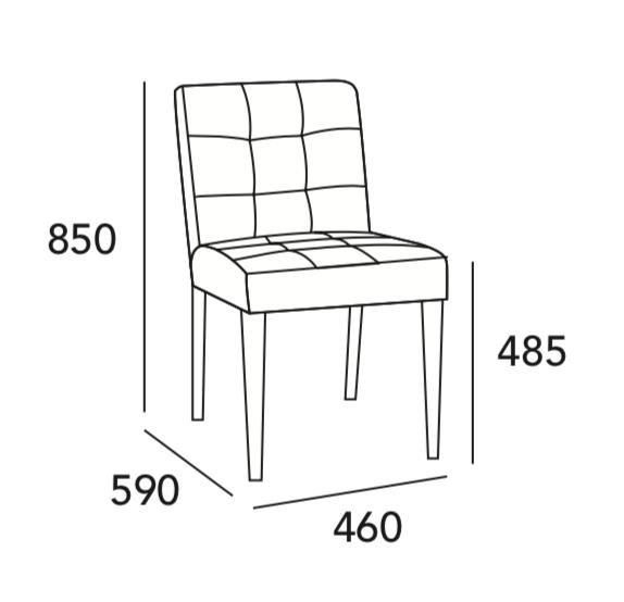 Arturo - Arthur Dining Table (1.2M) + 4 Davin Dining Chair/ Dining Set/ Solid Wood/ Grey Fabric Cushion Chair/ 4 seater set (FREE Shipping to West Malaysia)