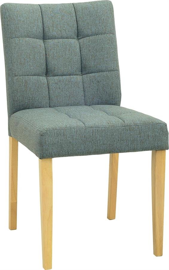 Arturo - Arthur Dining Table (1.2M) + 4 Davin Dining Chair/ Dining Set/ Solid Wood/ Grey Fabric Cushion Chair/ 4 seater set (FREE Shipping to West Malaysia)
