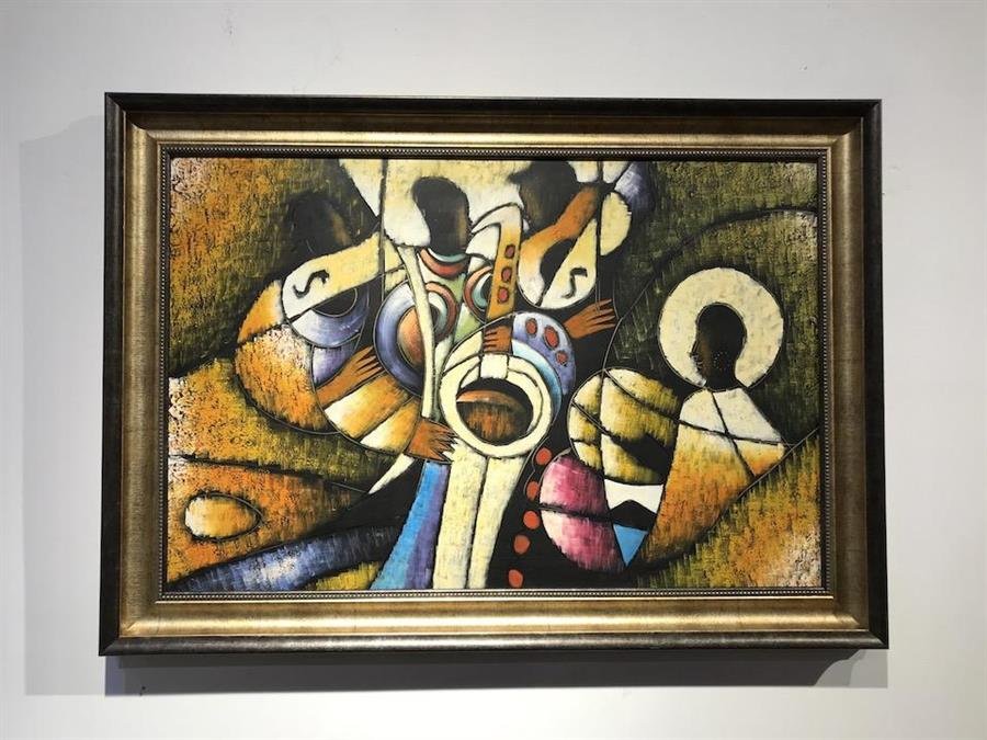 Arturo Oil Painting Abstract Musician