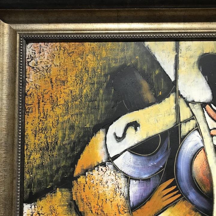Arturo Oil Painting Abstract Musician