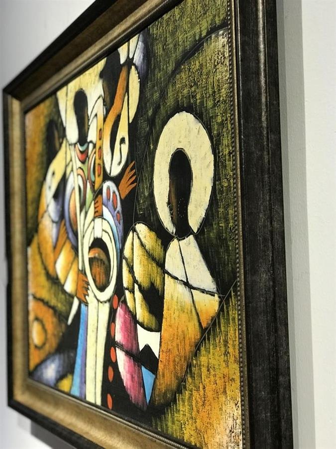 Arturo Oil Painting Abstract Musician