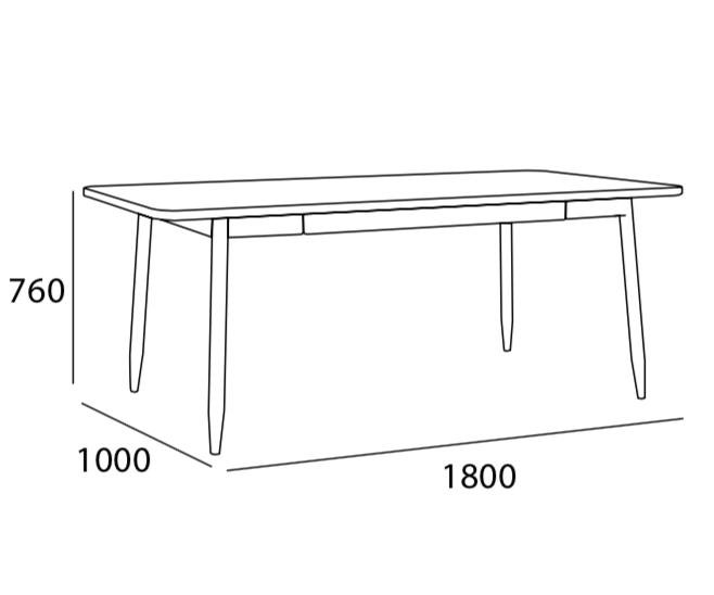 Arturo Binder Dining Table (1.8M)