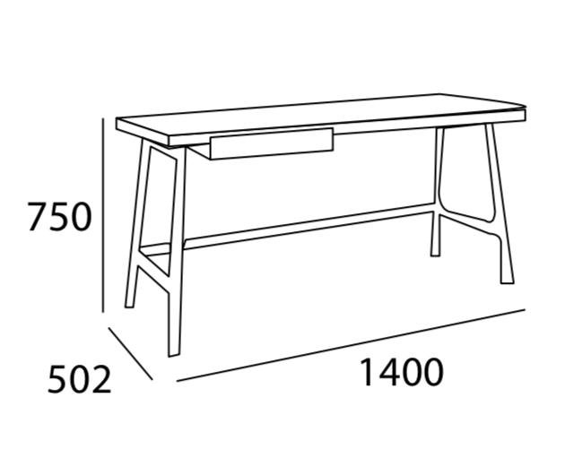 Arturo - Morey Writting Table (1.4M)/Working Desk/ Computer Table (FREE Shipping to West Malaysia)