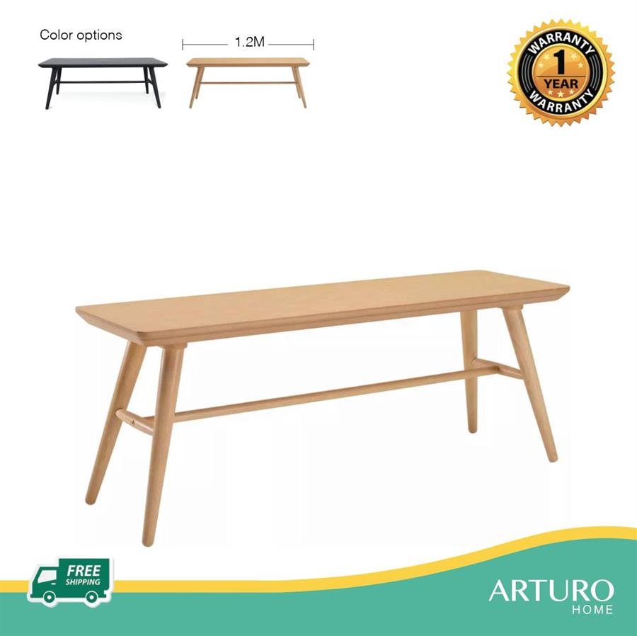 Arturo - Marrim Bench/ Solid Wood Bench (1.2M) FREE Shipping to West Malaysia