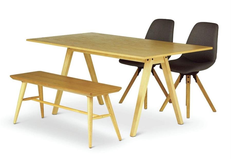 Arturo - Marrim Bench/ Solid Wood Bench (1.2M) FREE Shipping to West Malaysia