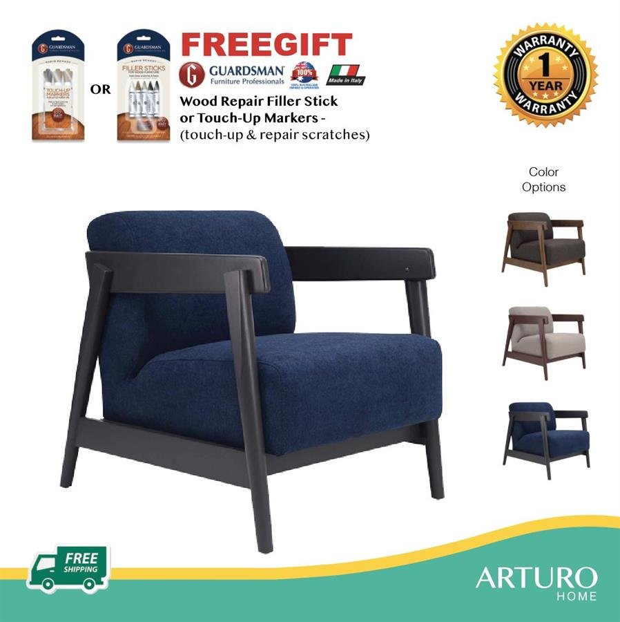 Arturo - Daewood Arm Chair/ Lounge Chair/ Single Seater Sofa (FREE Shipping to West Malaysia)