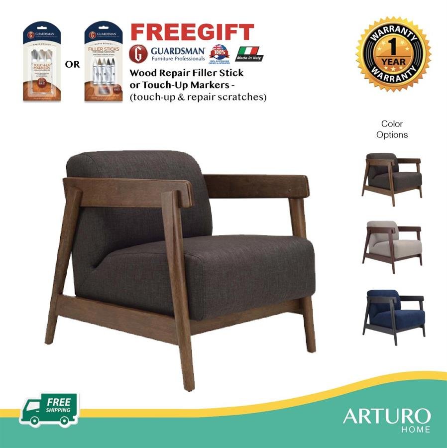 Arturo - Daewood Arm Chair/ Lounge Chair/ Single Seater Sofa (FREE Shipping to West Malaysia)