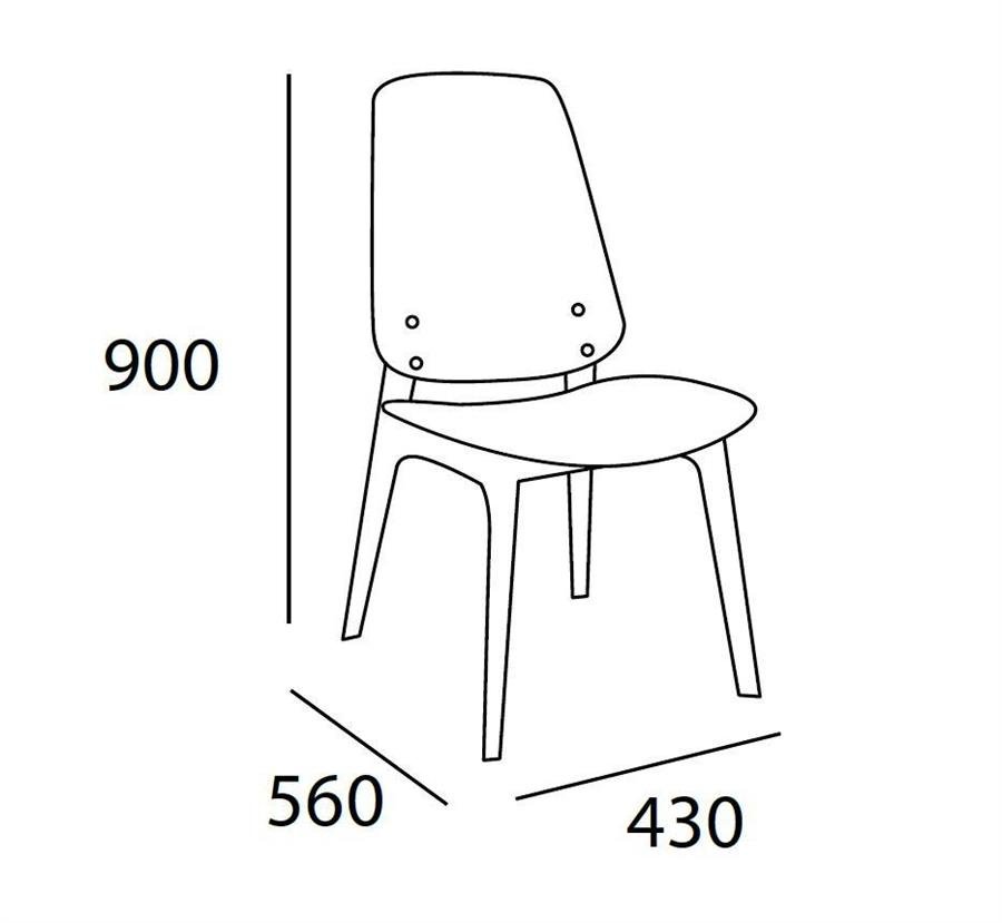 Arturo - Mada Dining Chair/ Solid Wood Chairs (set of 2 units) FREE Shipping to West Malaysia