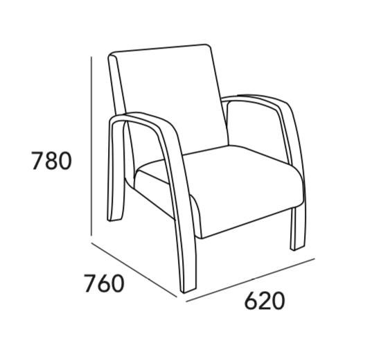 Arturo - Mirada 1 Seater Sofa/ Arm Chair  (FREE Shipping to West Malaysia)