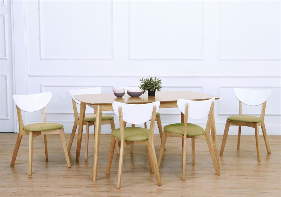 Arturo - Arthur Dining Table (1.5m) / Solid Wood Table/ Rectangle Table (FREE Shipping to West Malaysia)