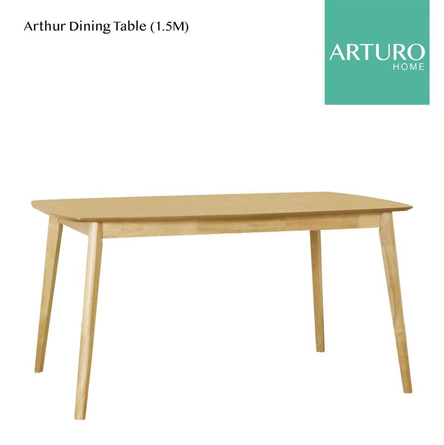 Arturo - Arthur + Naida Dining Set [1 table (1.5M) + 6 chairs] (FREE Shipping to West Malaysia)
