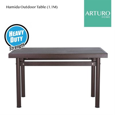 Arturo Hamida Outdoor Metal Table (1.1M)