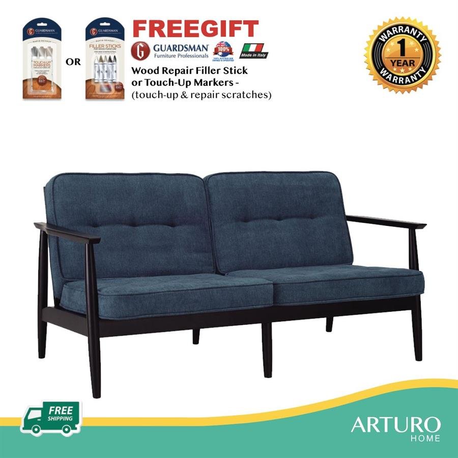 Arturo - Entex 2 Seater Sofa Set/ Love Seat/ Twin Seater/ Solid Wood Sofa/ Fabric Sofa (FREE Shipping to West Malaysia)