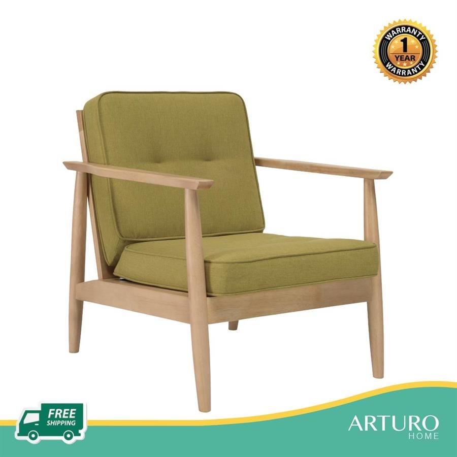 Arturo - Entex Sofa Set (1 seater)/ Single Seater Sofa/ Arm Chair/ Solid Wood Sofa/ Fabric Sofa (FREE Shipping to West Malaysia)