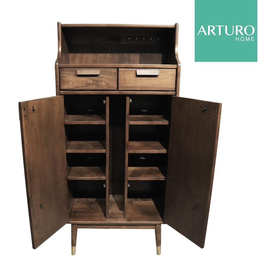 Arturo - Nevin Shoe Cabinet c/w Drawer & Shelf (FREE Shipping to West Malaysia)