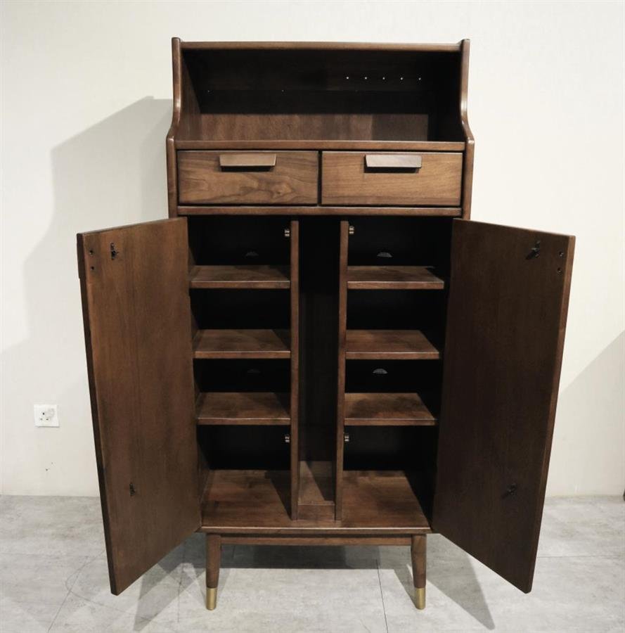 Arturo - Nevin Shoe Cabinet c/w Drawer & Shelf (FREE Shipping to West Malaysia)