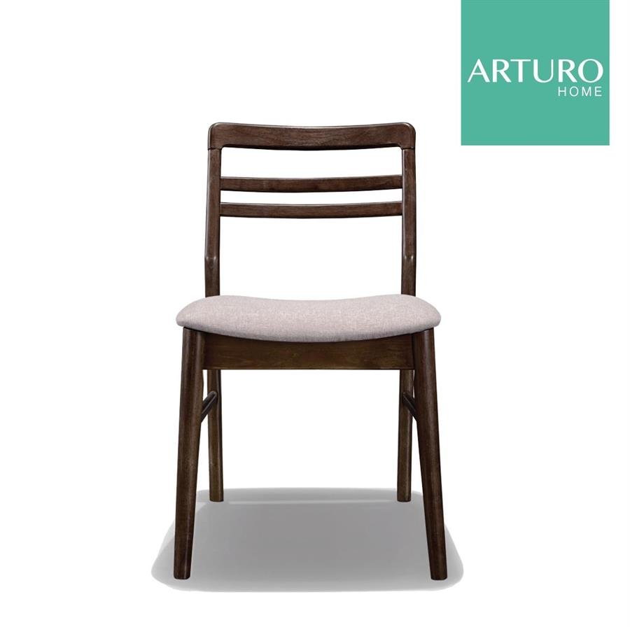 Arturo - Senon Dining Chair (Set of 2)/ Solid Wood Chair/ Fabric Chair/ Mid-century Design/ Retro Design (FREE Shipping to West Malaysia)