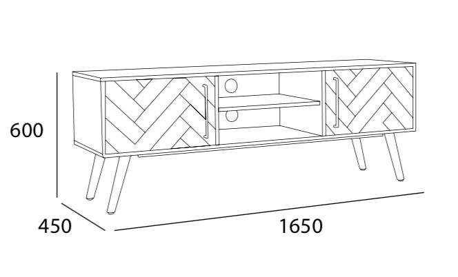 Arturo - Sivan TV Console (1.65M) FREE Shipping to West Malaysia