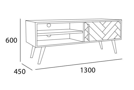 Arturo - Sivan TV Console (1.3M) FREE Shipping to West Malaysia